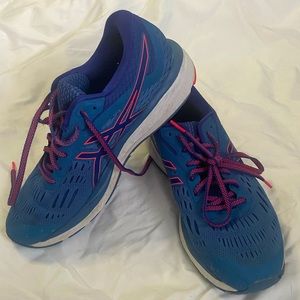 Asis blue running performance sneakers